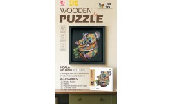 Wooden Jigsaw Puzzle Set 153el. Koala