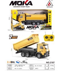 Construction Vehicle Tipper Truck Yellow R/C