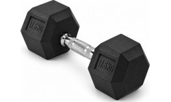 FiTKER® HEX PRO Rubber Dumbbell - 17,5 kg