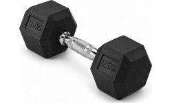 Гантель обрезиненная FiTKER® HEX PRO - 12.5 kg