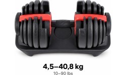 Adjustable Weight Dumbbell - 4,5–40,8 kg (10–90 lb)