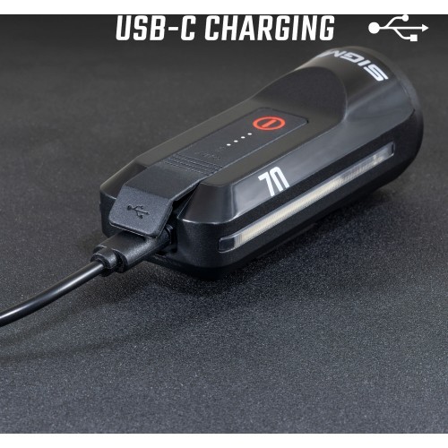 Передняя фара Sigma Aura 70 USB