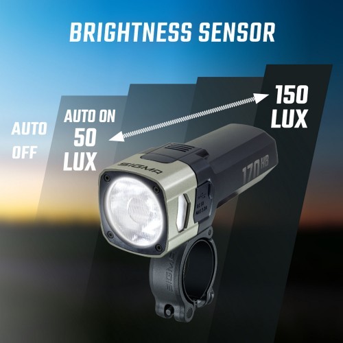 Передняя фара Sigma Aura 170 HB Link USB
