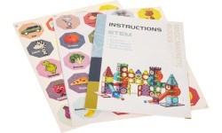 Magnetic Blocks Set of 128 elements