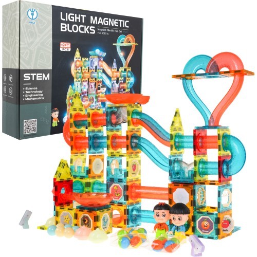 Magnetic Blocks Set of 202 elements