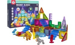 Набор магнитных блоков 3D ZOO 64 шт.