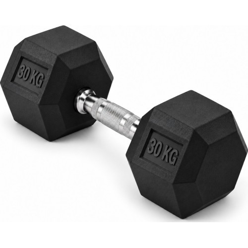 Гантель обрезиненная FiTKER® HEX PRO - 30kg