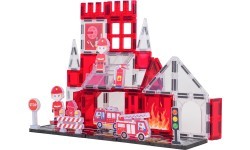 Fire Department Magnetic Building Blocks Set 48 pcs.