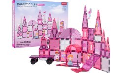 Pink Princess Magnetic Blocks Set 58 pcs.