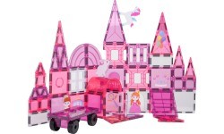 Pink Princess Magnetic Blocks Set 58 pcs.