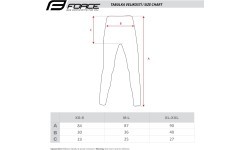 Apatinės kelnės FORCE Frost // dydis: XL-XXL (juodos)