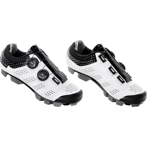 Обувь FORCE MTB Points Lady, размер 37, Clip-In, MTB (белый/черный)