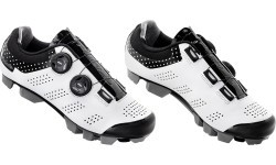 FORCE MTB Points Lady Shoes, size 37, Clip-In, MTB (white/black)
