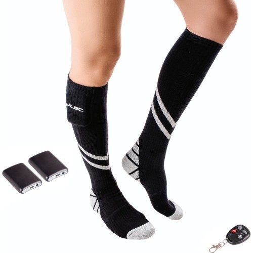 Heated Knee Socks W-TEC Tarviso - Khaki