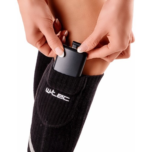 Heated Knee Socks W-TEC Tarviso - Khaki