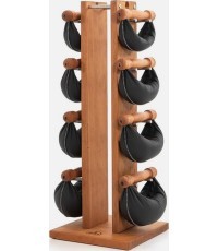 Swing Tower NOHrD, juodas - Taip - Svoriai - 87 x 15 x 15 cm, Bodenplatte: 34 x 34 cm - 48 kg - Jėga, pusiausvyra - 2 metai