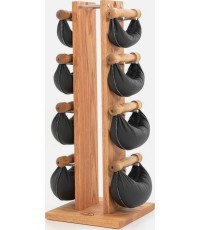 Дубовая стойка для гирь Swing Tower - Да - Веса - 87 x 15 x 15, Bodenplatte: 34 x 34 - 48 - Сила, баланс - Ja - 2