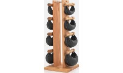Swing Tower Oak - Yes - Weights - 87 x 15 x 15, Bodenplatte: 34 x 34 - 48 - Strength, Balance - Ja - 2