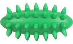 JAKOBS Massage egg with spikes hedgehog small 7 cm green