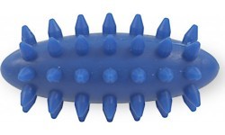 JAKOBS Massage egg with spikes hedgehog small 7 cm blue