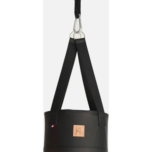 YA´Fight Boxsack - Schwarz-Braun (Schwarze Naht)