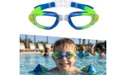 Vaikiški plaukimo akiniai inSPORTline Aquanino - Blue-Green