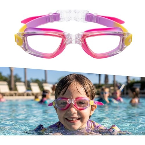 Детские очки для плавания inSPORTline Aquanino - Pink-purple