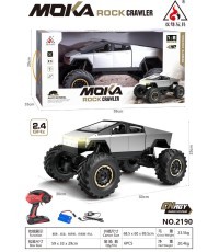 R/C automobilis ROCK CRAWLER TRUCK, sidabrinis, 1:8