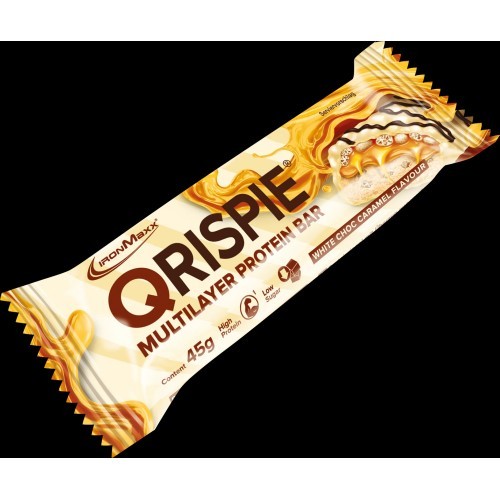 IronMaxx Qrispie Protein Bar 45 g. Best before 2026-06-30
