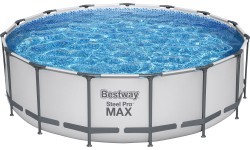 Bestway swimming pool set Steel Pro Max 457 grey