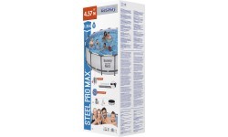 Bestway baseino komplektas Steel Pro Max 457, pilkas