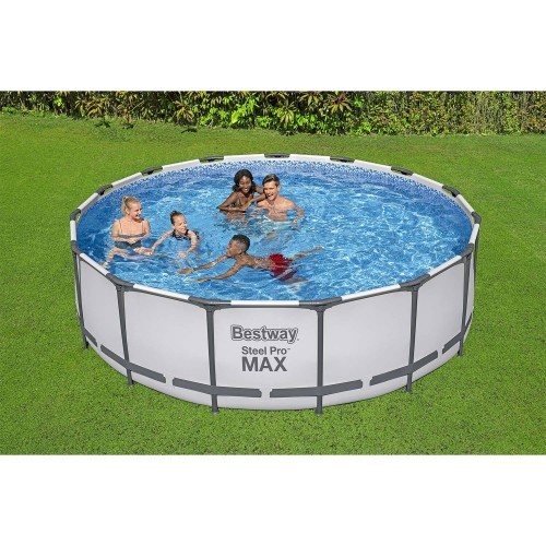 Bestway baseino komplektas Steel Pro Max 457, pilkas