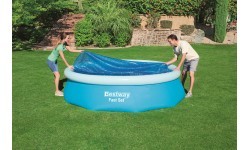 Apvalus baseino uždangalas Bestway Solar, 244 cm