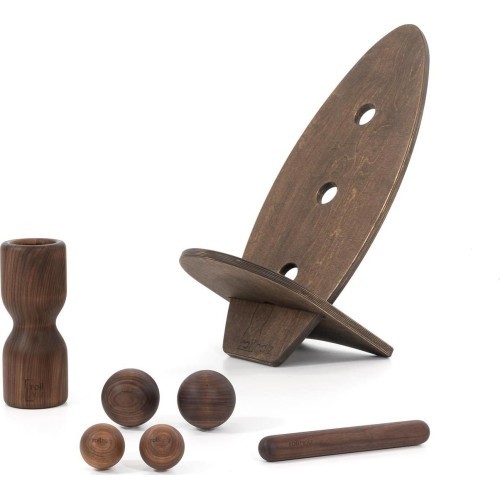rollbrett Set Nussbaum groß