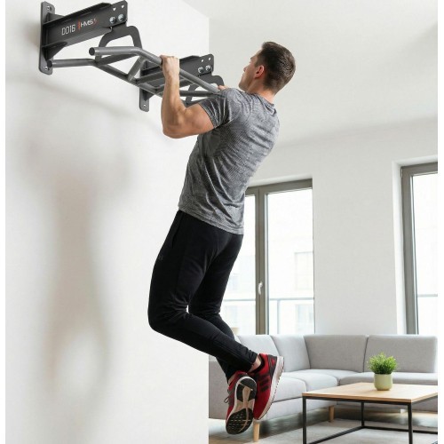 WALL & CEILING MOUNTED PULL-UP BAR FOR HOME GYM DD16 HMS FITNESS
