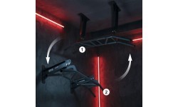 HMS FITNESS DD16 prie sienos ir lubų tvirtinamas skersinis namų treniruoklių salei