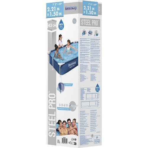 Каркасный бассейн Bestway Steel Pro 221 см