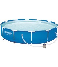 Бассейн с фильтрующим насосом Bestway Steel Pro