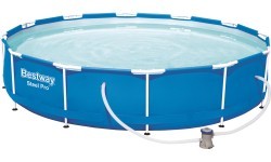 Бассейн с фильтрующим насосом Bestway Steel Pro
