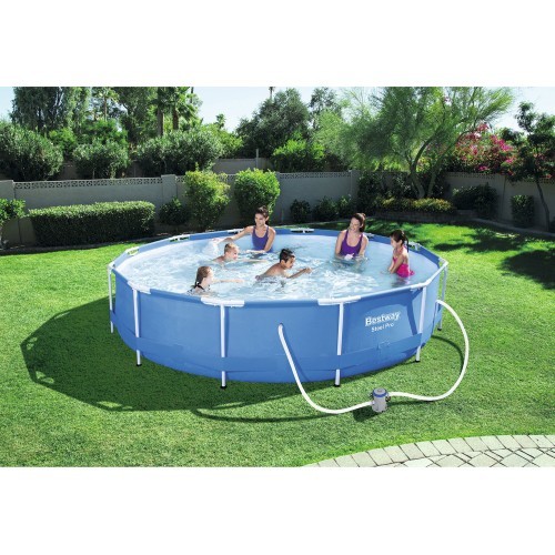 Pool With Filter Pump Bestway Steel Pro