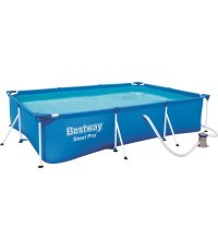 Бассейн с фильтрующим насосом Bestway Steel Pro