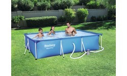 Бассейн с фильтрующим насосом Bestway Steel Pro