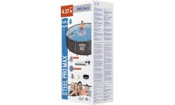 Комплект бассейна Bestway Steel Pro Max 427 под дерево