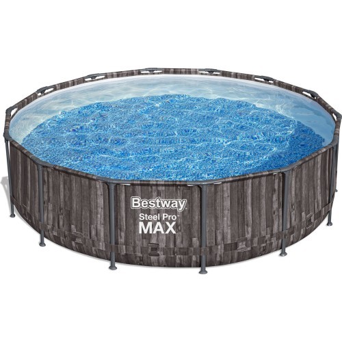 Bestway swimming pool set Steel Pro Max 427 wood