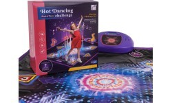 Dance mat with heat function