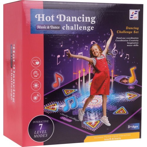 Dance mat with heat function