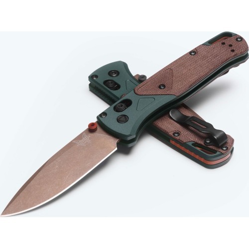 Benchmade 535FE-2602 Bugout, S90V, зелёный Taiga