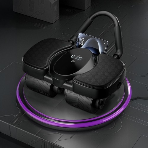 AUTOMATIC ABDOMINAL MUSCLE EXERCISE WHEEL WITH DISPLAY KA40 HMS