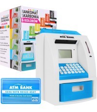 ATM Cash Machine Blue PL