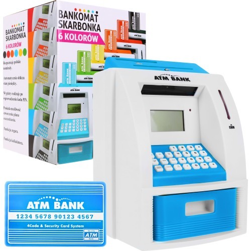 Игрушечный банкомат ATM, синий